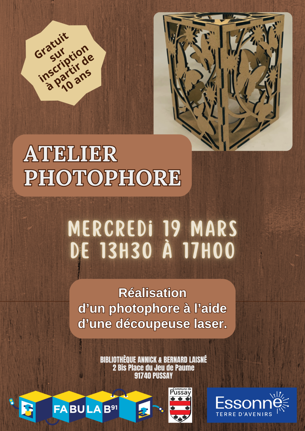 Atelier photophore